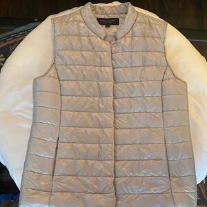Marc New York Silver Quilted Vest